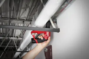 Дрель-шуруповерт аккумуляторная бесщеточная MILWAUKEE, M12 FDDX-0, 34Нм (каркас без насадок, клипса для ремня) №12
