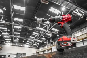 Дриль-шуруповерт акумуляторний безщітковий MILWAUKEE, M18 FDD3-502X, 158Нм (зарядний пристрій М12-18 FC, 2 акумулятори М18 В5 5А №6