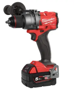 Дриль-шуруповерт з ударом акумуляторний безщітковий MILWAUKEE, M18 FPD3-402С, 158Нм (зарядний пристрій М12-18 С, 2 акумулятори М №3