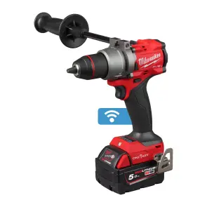 Дрель-шуруповерт аккумуляторная безщеточная ударная MILWAUKEE M18 ONEPD3-502X, 158Нм (зарядное устройство М12-18 FC, 2 аккумулятора №2