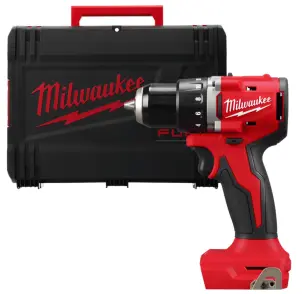 Дрель-шуруповерт аккумуляторная бесщеточная MILWAUKEE, M18 BLDDRC-0X, 60,5Нм (каркас, клипса для ремня, HDкейс) №1