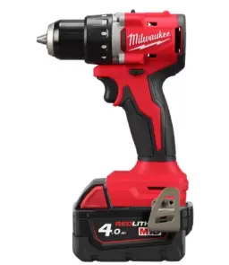 Дриль-шуруповерт акумуляторний безщітковий MILWAUKEE, M18 BLDDRC-402C, 60,5Нм (зарядний пристрій М12-18 С, 2 акумулятори М18 В4 №2