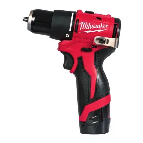 Дрель-шуруповерт с ударом аккумуляторная бесщеточная MILWAUKEE, M12 BLPDRC-202С, 40Нм (зарядное устройство С12 С, 2 аккумулятора М12 №2