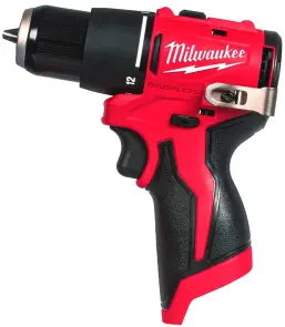 Дриль-шуруповерт з ударом акумуляторний безщітковий MILWAUKEE, M12 BLPDRC-402С, 40Нм (зарядний пристрій С12 С, 2 акумулятори М12 №2