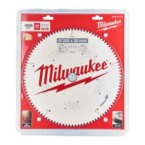 Диск пильный по дереву для торцовочных пил PFTE MILWAUKEE, диаметр 305х30х3,0мм, 100 зуб. №1