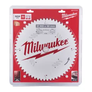 Диск пиляльний по дереву для торцювальних пил PFTE MILWAUKEE, діаметр 305х30х3,0мм, 60 зуб. №1