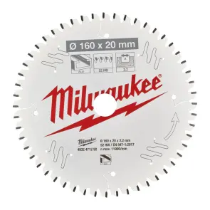 Диск пильный по алюминию Alu PFTE MILWAUKEE, диаметр 190х30х2, 4мм, 54 зуб. №2