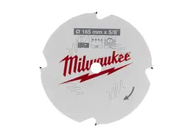 Диск пиляльний по фіброцементу PFTE MILWAUKEE, діаметр 165х5/8х1,8мм, 4 зуб. в магазині TVOE