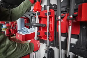 Держатель тройной для садового инструмента для стеллажной системы PACKOUT MILWAUKEE (178x241x356мм) №3