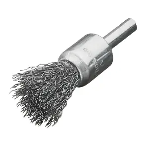 Щітка торцева для прямих шліфувальних машин MILWAUKEE, S6 17х20x65мм, нержавіюча сталь, гофрована, 0,3мм (3шт) №1