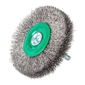 Щітка кільцева для прямих шліфувальних машин MILWAUKEE, S6 70x9мм, нержавіюча сталь, гофрована, 0,3мм (3шт) №1