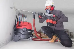 Пилосос промисловий MILWAUKEE, AS-42MAC, 1200Вт, 42л з аксесуарами №10