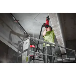 Пылесос аккумуляторный ранцевой MILWAUKE, M18 FBPV-0 (каркас) для влажной и сухой уборки (насадки, гибкий шланг, адаптер) №6