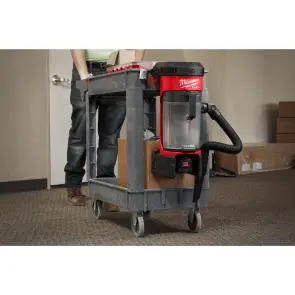 Пылесос аккумуляторный ранцевой MILWAUKE, M18 FBPV-0 (каркас) для влажной и сухой уборки (насадки, гибкий шланг, адаптер) №8