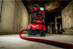 Пилосос-гібрид акумуляторний/мережевий PACKOUT MILWAUKEE, M18/220 ONEF2VC34M-0 AC/DC, 34л M-класс №7