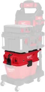 Пилосос акумуляторний NEXUS PACKOUT MILWAUKEE, M18 F2VC23LG2-0, 26л L-класс з насадками №5