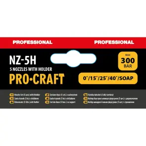 Набір швидкознімних форсунок із тримачем Procraft NZ5H №2