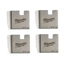 Плашки для нарізання різблення MILWAUKEE, FPTD 1-1/4" NPT HS (4шт) (для M18 FPT)