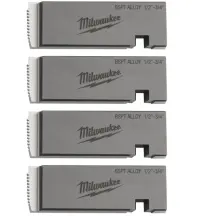 Плашки для нарізання різблення MILWAUKEE, PTR2D 1/2'' - 3/4'' BSPT ALLOY (4шт) для MXF PTR2