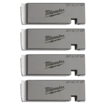 Плашки для нарізання різблення MILWAUKEE, PTR2D 1/2'' - 3/4'' BSPT HS (4шт) для MXF PTR2