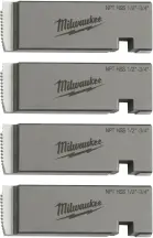 Плашки для нарізання різблення MILWAUKEE, PTR2D 1/2'' - 3/4'' BSPT NPT HSS (4шт) для MXF PTR2
