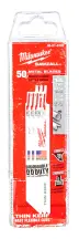 Полотно для сабельных пил THIN KERF MILWAUKEE, 150х1,8мм, (50шт), (металл) купить