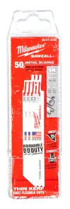 Полотно для шабельних пил THIN KERF MILWAUKEE, 150х1,8мм, (50шт), (метал) №1