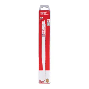 Полотно для шабельних пил FANG TIP THIN KERF MILWAUKEE, 300х5,0мм, (50шт), (деревина з цвяхами) №1