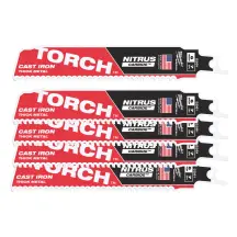 Полотно для шабельних пил TORCH CARBIDE NITRUS MILWAUKEE, 150х3,1мм, (5шт), (метал) купити в Києві