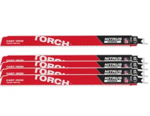 Полотно для шабельних пил TORCH CARBIDE NITRUS MILWAUKEE, 300х3,1мм, (5шт), (метал) №1