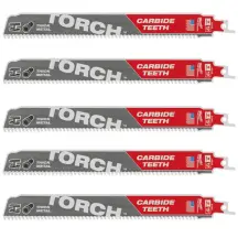 Полотно для сабельных пил TORCH CARBIDE MILWAUKEE, 230х2,5мм, (5шт), (металл) купить