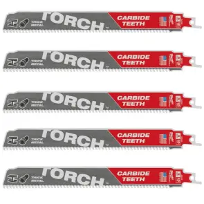 Полотно для шабельних пил TORCH CARBIDE MILWAUKEE, 230х2,5мм, (5шт), (метал) №1