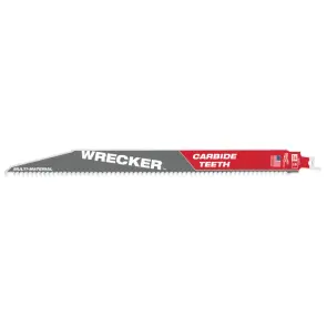 Полотно для шабельних пил WRECKER CARBIDE MILWAUKEE, 300х4,2мм, (мультіматеріал) №1