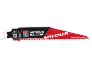 Полотно для шабельних пил WRECKER CARBIDE NITRUS MILWAUKEE, 150х4,2мм, (мультіматеріал) №1