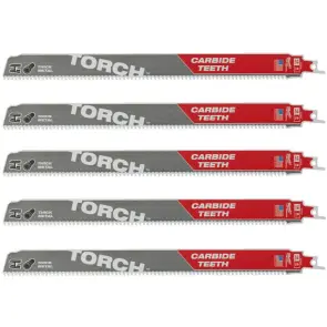 Полотно для шабельних пил TORCH CARBIDE MILWAUKEE, 300х3,1мм, (5шт), (метал) №1