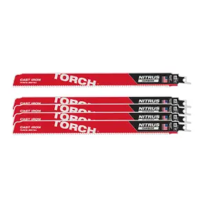 Полотно для шабельних пил TORCH CARBIDE NITRUS MILWAUKEE, 300х2,5мм, (5шт), (метал) №1