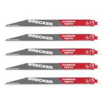 Полотно для шабельних пил WRECKER CARBIDE MILWAUKEE, 300х4,2мм, (5шт), (мультіматеріал) в магазині TVOE