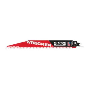 Полотно для шабельних пил WRECKER CARBIDE NITRUS MILWAUKEE, 230х4,2мм, (5шт), (мультіматеріал) №1