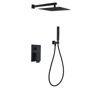 Вбудована душова система WEZER PRO17B-02-BLACK, нержавіюча сталь, чорний №1