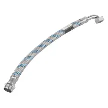 Шланг антивибрационный угловой WEZER, 50см, Ø1"х 1"