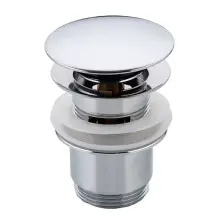 Донний клапан Frap F60, автомат, 1 1/4", хром