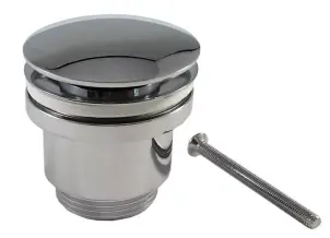 Донний клапан Frap F62, автомат, 1 1/4", хром №1