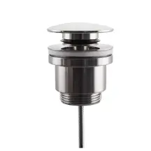 Донний клапан Frap F62-5, автомат, 1 1/4", сатин