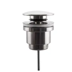 Донний клапан Frap F62-5, автомат, 1 1/4", сатин №1