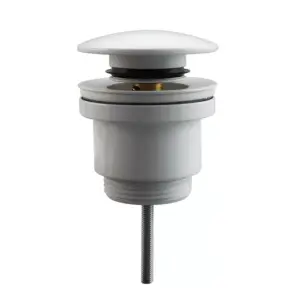 Донний клапан Frap F62-6, автомат, 1 1/4", білий №1