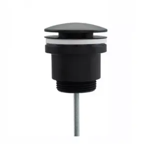 Донный клапан Frap F62-7 нажимной, 1 1/4", черный №1