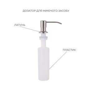 Акційний набір Lidz: мийка Handmade H4843 Brushed 3,0/1,0 мм + K01G Корзина для кухонной мойки №6