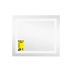 Дзеркало Lidz Kubis (KU2) 700х600 з LED-підсвічуванням Touch, з антизапотіванням, з димером, рег. яскравості LDKU60070049286 №4
