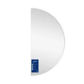 Дзеркало Qtap Taurus HR800 з LED-підсвічуванням Touch, з антизапотіванням, з димером, рег. темп. кольору (3000-6500K) QTTAUHR800 №4