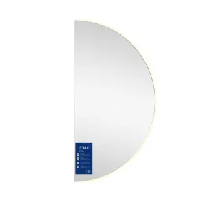 Дзеркало Qtap Taurus HR800 з LED-підсвічуванням Touch, з антизапотіванням, з димером, рег. темп. кольору (3000-6500K) QTTAUHR800 №5
